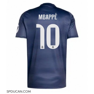 Muški Nogometni Dres Real Madrid Kylian Mbappe #10 Gostujuci 2025-26 Kratak Rukav Muški Nogometni Dres Real Madrid Kylian Mbappe #10 Gostujuci 2025-26 Kratak Rukav